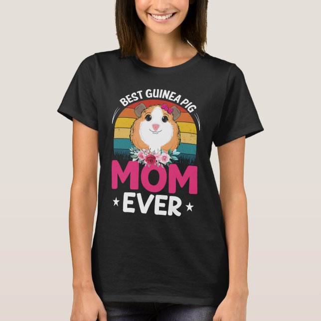 Best Guinea Pig Mom T-Shirt (Front)