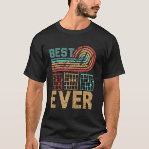 Best Guitar Dad Ever Chord Musician Guitarist Fath T-Shirt