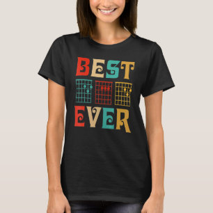 Best guitar dad ever chords best dad guitar fathe T-Shirt