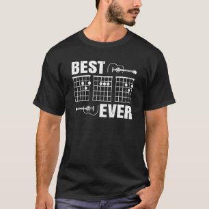 Best Guitar Dad Ever Chords Best Dad Guitar Guita T-Shirt