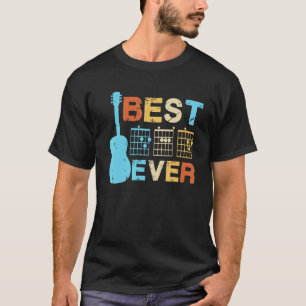 Best Guitar Dad Ever Chords Best Dad Guitar Guita T-Shirt