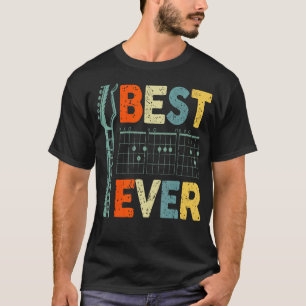 Best Guitar Dad Ever Chords Best Dad Guitar Guita T-Shirt