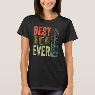 Best Guitar Dad Ever Chords Best Dad Guitar Guitar T-Shirt
