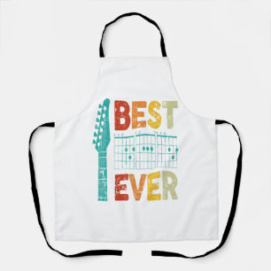 Best guitar dad ever chords best dad guitar shirt apron