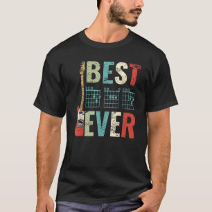 Best Guitar Dad Ever Guitar Chords For Guitar Love T-Shirt