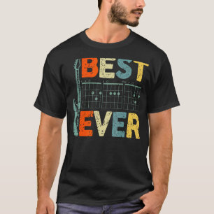 Best Guitar Dad Ever Guitarist Father Day Chord Gi T-Shirt