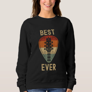 Best Guitar Player Ever Mens Dad Guitarist Musicia Sweatshirt