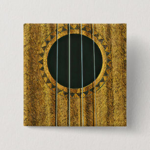 Best guitarist ever 15 cm square badge