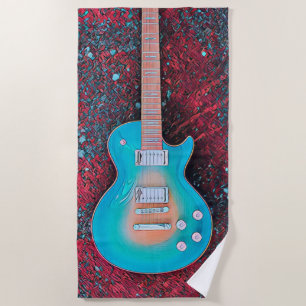 Best guitarist ever beach towel