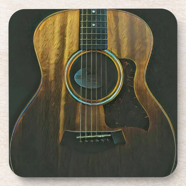 Best guitarist ever coaster (Front)