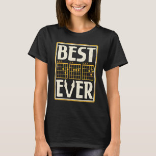 Best Guitarist Ever Guitar Chord Retro Vintage Mus T-Shirt