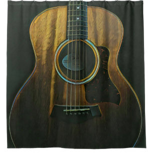 Best guitarist ever shower curtain