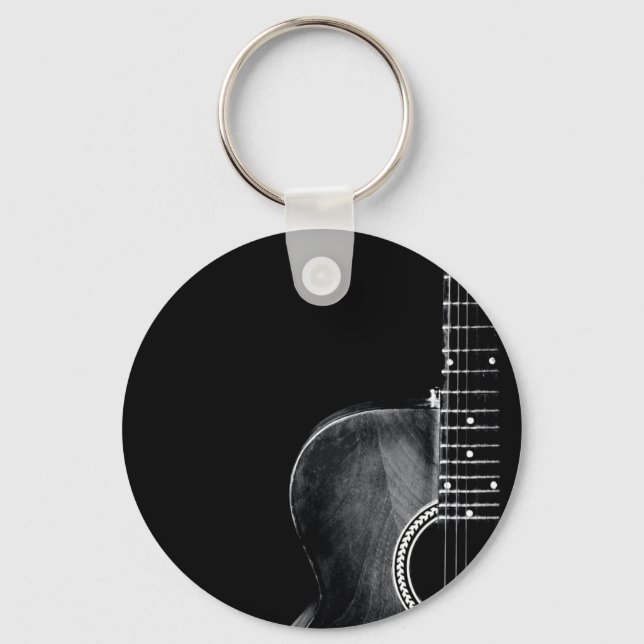 Best Guitarist Gift Key Ring (Front)