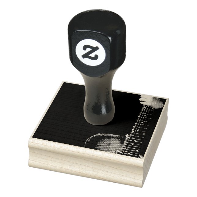 Best Guitarist Gift Rubber Stamp (Stamp)