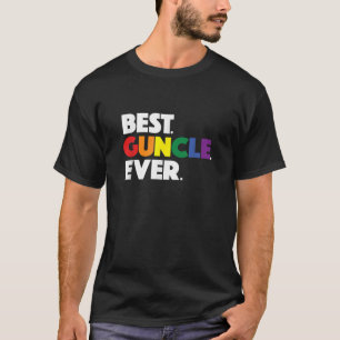 Best Guncle Ever Gift New Baby Announcement for Ga T-Shirt
