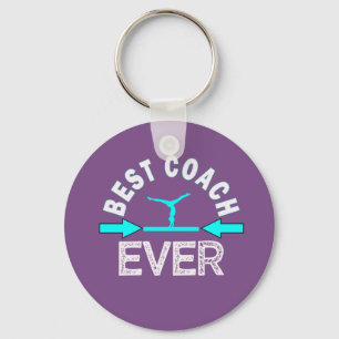 Best Gymnastics Coach Ever Gymnast Gift Key Ring