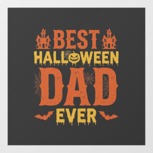 Best Halloween Dad Ever Vintage Distressed Design