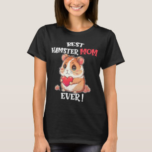 Best Hamster Mum Ever Cute Valentine's Day Girls H T-Shirt