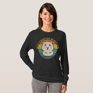 Best Hamster Mum Ever Retro Vintage Hamster Mum T-Shirt