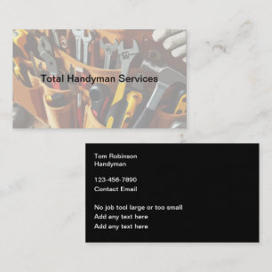 Best Handyman Business Card Template 