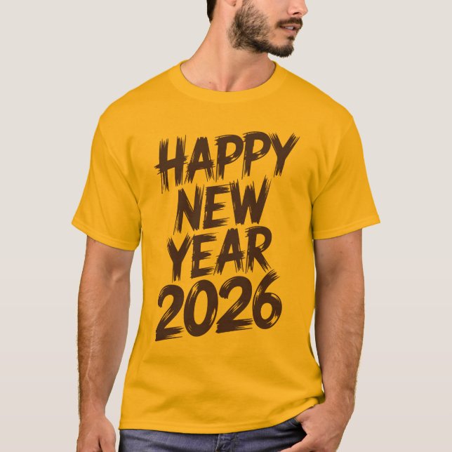 Best Happy New Year 2026 Wishes for Friends T-Shirt (Front)