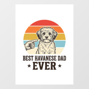 Best Havanese Dad Ever Vintage Dog Shirt Design_1