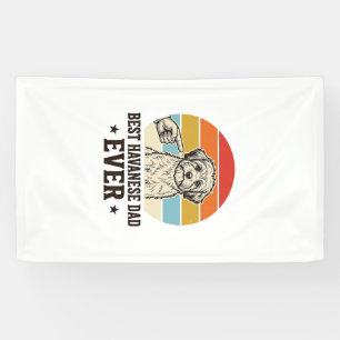 Best Havanese Dad Ever Vintage Dog Shirt Design_1 Banner