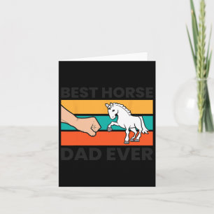 Best Horse Dad Ever Equestrian Father Horseback Ri Card