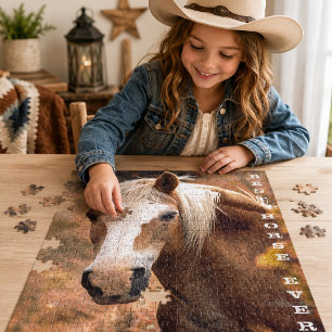 Best Horse Ever Personalised Photo Jigsaw Puzzle