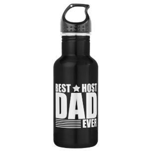 Best host dad ever funny fathers day gifts 532 ml water bottle