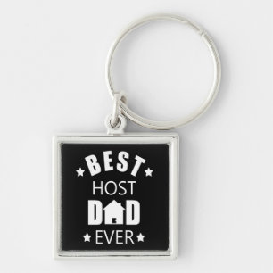 Best host dad ever funny fathers day key ring