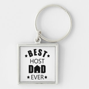Best host dad ever funny fathers day key ring