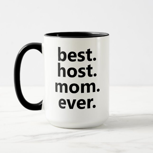 Best Host Mum Ever Coffee Mug (Left)