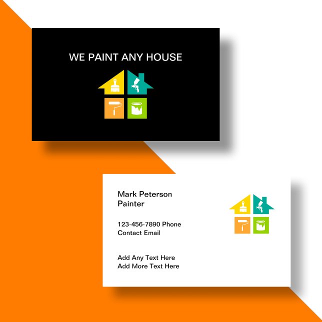 Best House Painter Modern Business Cards (Creator Uploaded)