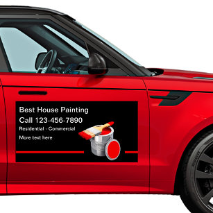 Best House Painting Magnetic Car Signs