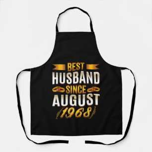 Best Husband 1968 Meaningful 52nd Anniversary Apron