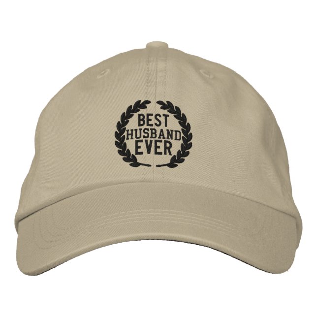 Best Husband Ever All Star SuperDad Embroidery Embroidered Hat (Front)