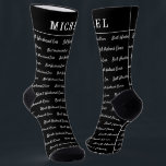 Best Husband Ever | Fun Monogram Socks<br><div class="desc">Unique socks quickly add texture, colour and flair to any outfit. When you buy them for yourself, personalisation puts on your unique stamp. They also make a thoughtful gift for anyone special in your life. These make a great Valentine's Day gift. Add your custom wording to this design by using...</div>