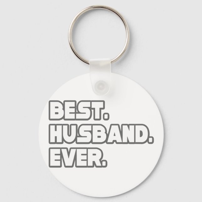 Best Husband Ever Key Ring (Front)