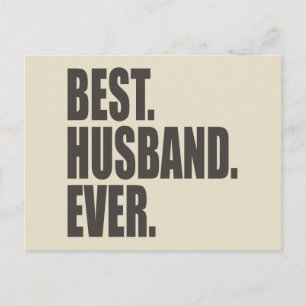 Best. Husband. Ever. Postcard