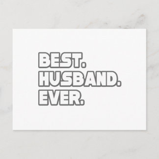 Best Husband Ever Postcard