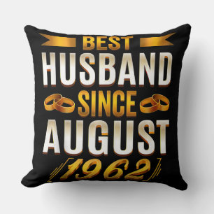 Best Husband Funny 58th Anniversary Cushion