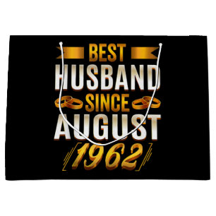 Best Husband Funny 58th Anniversary Large Gift Bag
