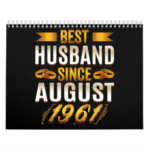 Best Husband Funny 59th Anniversary Parents Calendar