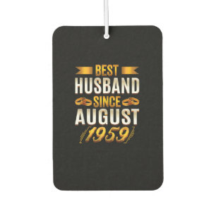 Best Husband Funny Anniversary Parents Car Air Freshener