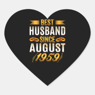 Best Husband Funny Anniversary Parents Heart Sticker