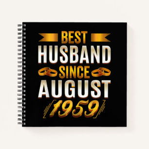 Best Husband Funny Anniversary Parents Notebook