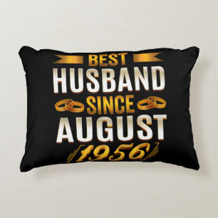 Best Husband Funny Anniversary Wife Decorative Cushion