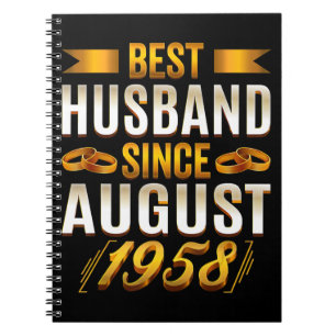 Best Husband FunnyAnniversary Mum Dad Notebook