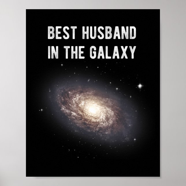 Best Husband Galaxy Poster (Front)